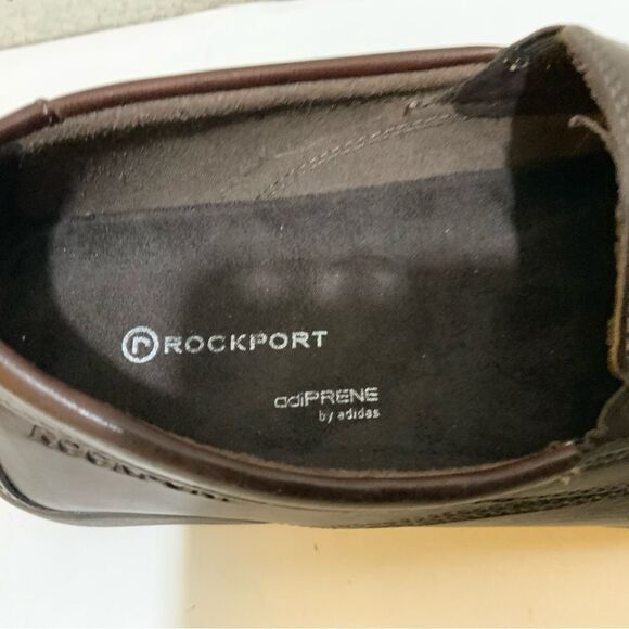 ROCKPORT Cape Noble Brown Leather Casual Dress Loafer Shoes Men\'s 10